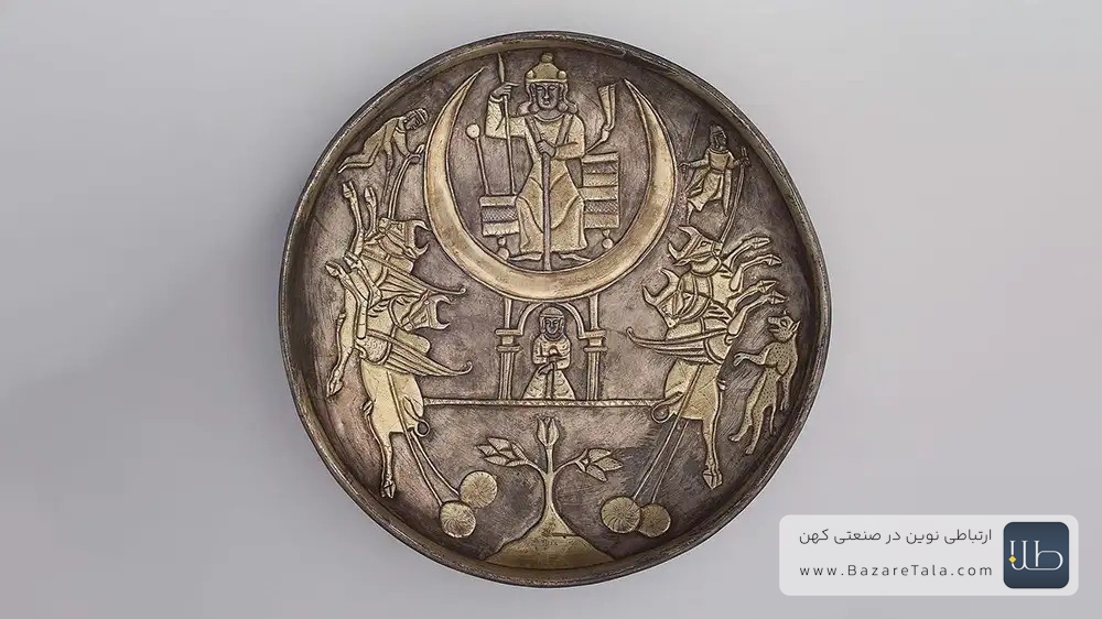 ماه و ستاره در طلا